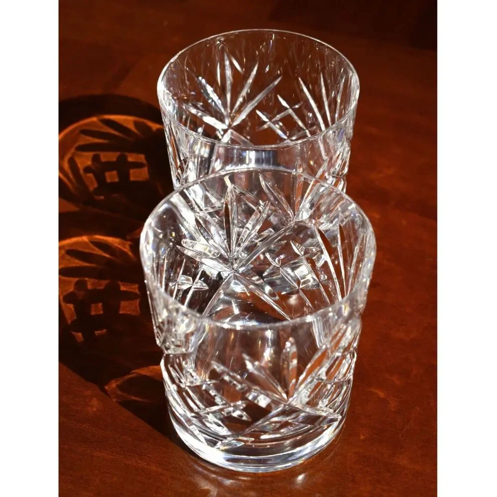 Set of 2 Gorham Crystal King Edward 